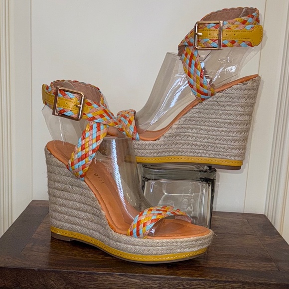 Madden Girl platform Wedge Espadrille Sandals - Picture 3 of 6